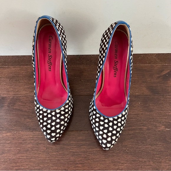Carmen Steffens sz 37 Cowhide heels - Picture 1 of 9